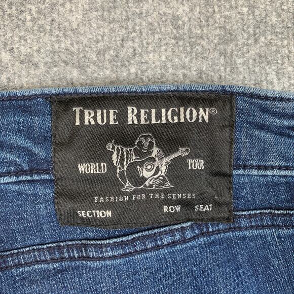 True Religion Jeans Womens 31 Denim Becca Mid Rise Bootcut Stretch 5 Pocket - Picture 7 of 10